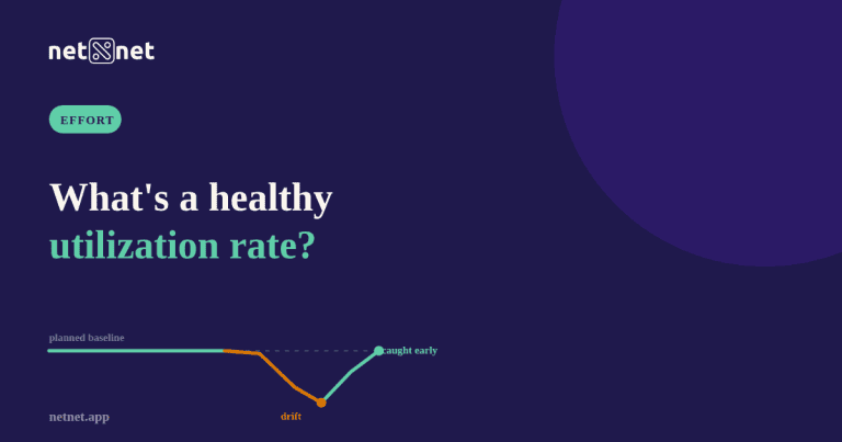 What’s a healthy utilization rate for a small agency?