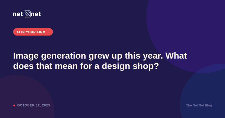 Image generation grew up this year. What does that mean for a design shop?