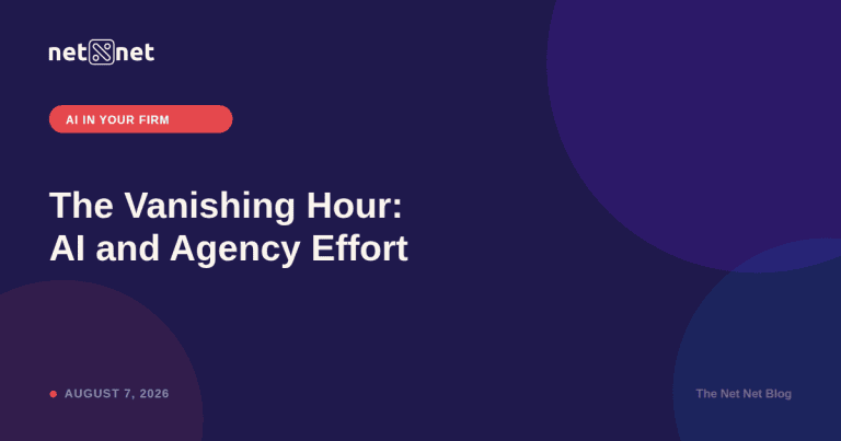 The Vanishing Hour: AI and Agency Effort
