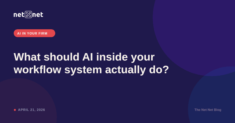 What should AI inside your workflow system actually do?