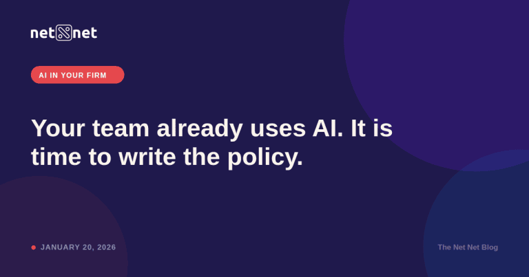 Your team already uses AI. It is time to write the policy.