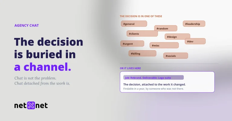Why is agency chat always chaos, and how do you fix it?