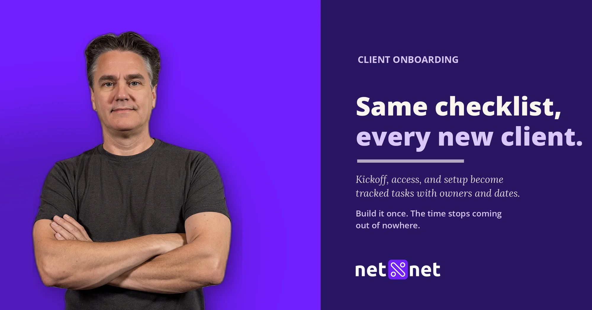 How do I onboard a new client without slowing the team?