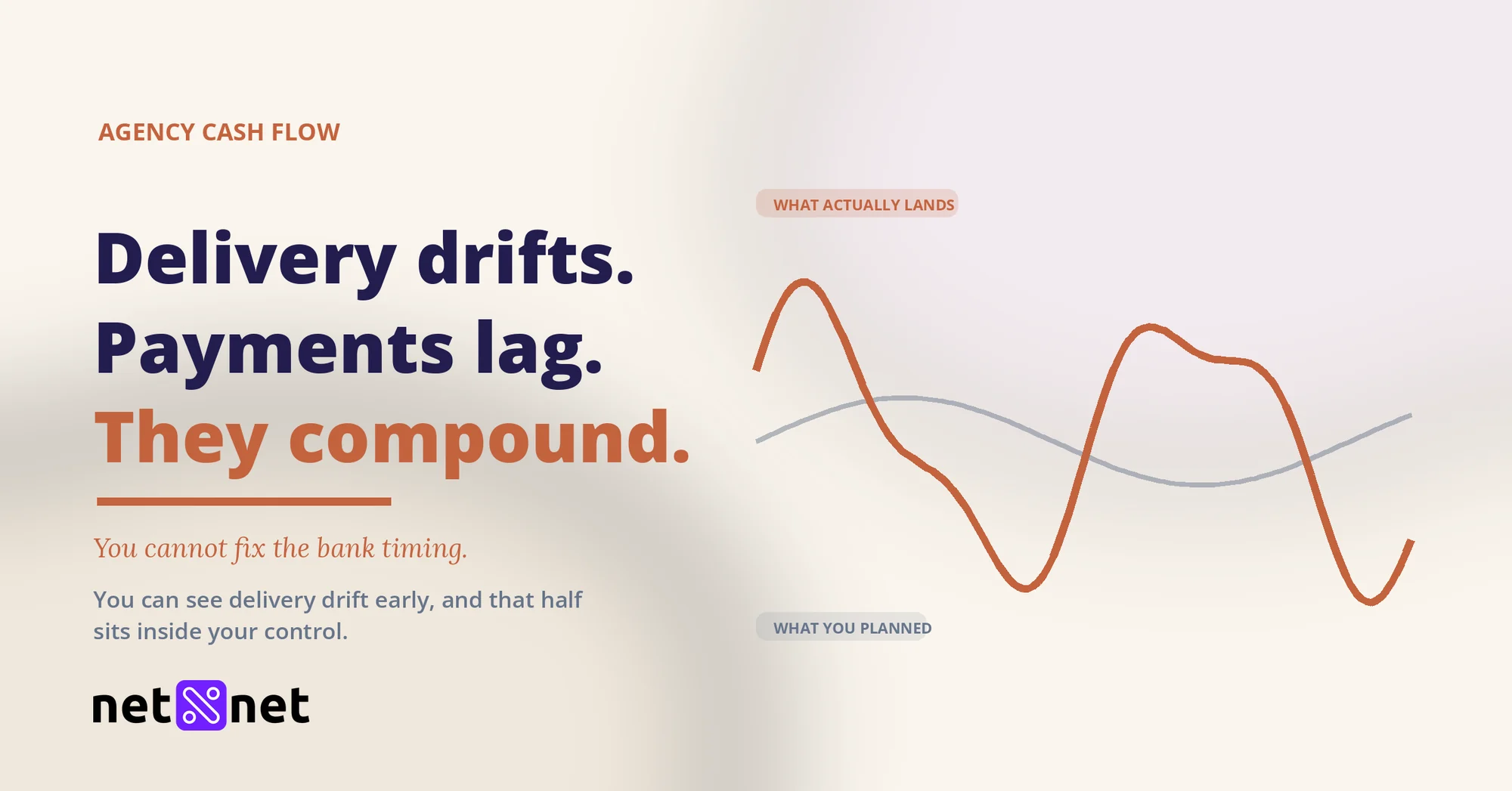 Why is agency cash flow so unpredictable?